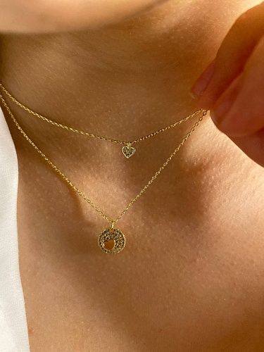 Мульти-цепочка с подвеской Сердце Мульти-цепочка с подвеской Сердце