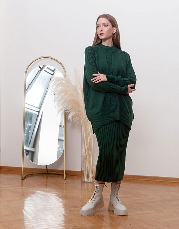 Вязаный костюм с юбкой TRY Вязаный костюм с юбкой TRY