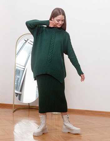 Вязаный костюм с юбкой TRY Вязаный костюм с юбкой TRY