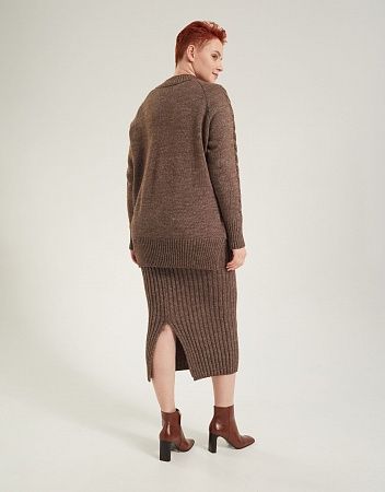 Вязаный костюм с юбкой TRY Вязаный костюм с юбкой TRY