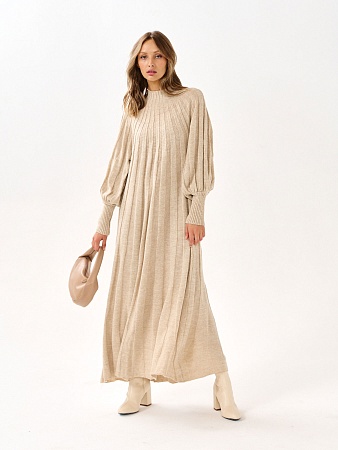 Вязаное плиссированное платье от магазина Shoppingcore Вязаное плиссированное платье от магазина Shoppingcore